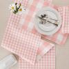 image:imageDII Gingham Check Tabletop Collection RedBlack Table Runner 14x72Pink