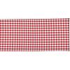 image:imageDII Gingham Check Tabletop Collection RedBlack Table Runner 14x72Red