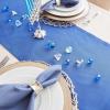 image:imageDII Hanukkah Tabletop Decoration Festival of Lights Celebration Dcor Placemat Set 20x20 Dove 4 PieceEmbroidered Menorah