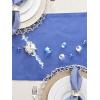 image:imageDII Hanukkah Tabletop Decoration Festival of Lights Celebration Dcor Placemat Set 20x20 Dove 4 PieceEmbroidered Menorah