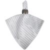 image:imageDII Hanukkah Tabletop Decoration Festival of Lights Celebration Dcor Placemat Set 20x20 Dove 4 PieceSilver Stripe