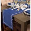 image:imageDII Hanukkah Tabletop Decoration Festival of Lights Celebration Dcor Placemat Set 20x20 Dove 4 PieceStar of David