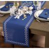 image:imageDII Hanukkah Tabletop Decoration Festival of Lights Celebration Dcor Placemat Set 20x20 Dove 4 PieceStar of David