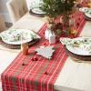 image:imageDII Holiday Dining Table Linen Collection Tartan Holly Plaid Christmas Table Runner 14x108 Red amp Green72 x 14 Rectangular