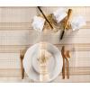 image:imageDII Holiday Dining Table amp Kitchen Dcor Metallic Fabric Christmas Table Runner 14x72 Red Tartan PlaidGold  Cream Plaid