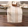 image:imageDII Holiday Dining Table amp Kitchen Dcor Metallic Fabric Christmas Table Runner 14x72 Red Tartan PlaidGold  Cream Plaid