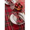 image:imageDII Holiday Dining Table amp Kitchen Dcor Metallic Fabric Christmas Table Runner 14x72 Red Tartan PlaidRed Tartan Plaid