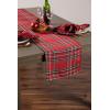 image:imageDII Holiday Dining Table amp Kitchen Dcor Metallic Fabric Christmas Table Runner 14x72 Red Tartan PlaidRed Tartan Plaid