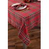 image:imageDII Holiday Dining Table amp Kitchen Dcor Metallic Fabric Christmas Table Runner 14x72 Red Tartan PlaidRed Tartan Plaid