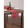 image:imageDII Holiday Dining Table amp Kitchen Dcor Metallic Fabric Christmas Table Runner 14x72 Red Tartan PlaidRed Tartan Plaid