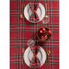 image:imageDII Holiday Dining Table amp Kitchen Dcor Metallic Fabric Christmas Table Runner 14x72 Red Tartan PlaidRed Tartan Plaid