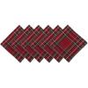 image:imageDII Holiday Dining Table amp Kitchen Dcor Metallic Fabric Christmas Table Runner 14x72 Red Tartan PlaidRed Tartan Plaid