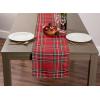 image:imageDII Holiday Dining Table amp Kitchen Dcor Metallic Fabric Christmas Table Runner 14x72 Red Tartan PlaidRed Tartan Plaid