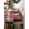 image:imageDII Holiday Nordic Dining Kitchen amp Table Dcor Collection Christmas Placemat Set 13x19 Jacquard Stripe Snowflake 4 PieceJacquard Stripe Snowflake