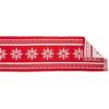 image:imageDII Holiday Nordic Dining Kitchen amp Table Dcor Collection Christmas Placemat Set 13x19 Jacquard Stripe Snowflake 4 PieceReversible Jacquard Stripe Snowflake