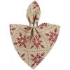 image:imageDII Holiday Nordic Dining Kitchen amp Table Dcor Collection Christmas Placemat Set 13x19 Jacquard Stripe Snowflake 4 PieceScandinavian Snowflakes Print