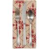 image:imageDII Holiday Nordic Dining Kitchen amp Table Dcor Collection Christmas Placemat Set 13x19 Jacquard Stripe Snowflake 4 PieceScandinavian Snowflakes Print