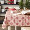 image:imageDII Holiday Nordic Dining Kitchen amp Table Dcor Collection Christmas Placemat Set 13x19 Jacquard Stripe Snowflake 4 PieceScandinavian Snowflakes Print