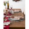 image:imageDII Holiday Nordic Dining Kitchen amp Table Dcor Collection Christmas Placemat Set 13x19 Jacquard Stripe Snowflake 4 PieceScandinavian Snowflakes Print