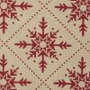 image:imageDII Holiday Nordic Dining Kitchen amp Table Dcor Collection Christmas Placemat Set 13x19 Jacquard Stripe Snowflake 4 PieceScandinavian Snowflakes Print