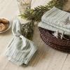 image:imageDII Holiday Sparkle Sprigs Collection Kitchen Dcor amp Table Decoration Christmas Table Runner 14x108 Green Dobby StripeGreen Dobby Stripe