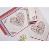 image:imageDII I Love Paris Collection Tabletop Placemat Set Pink Dobby Dots 6 PiecePink Dobby Dots