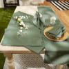 image:imageDII IndoorOutdoor ReUsable Tabletop Collection Tonal Lattice Machine Washable Table Runner 14x72 ArtichokeArtichoke