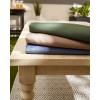 image:imageDII IndoorOutdoor ReUsable Tabletop Collection Tonal Lattice Machine Washable Table Runner 14x72 ArtichokeArtichoke