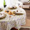image:imageDII Lavender Fields Tabletop Collection Cotton Woven Placemat Set 13x19 4 Count70 Round