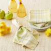 image:imageDII Lemon Bliss Plaid Cotton Tabletop Collection Table Runner 14x10820 x 20 Set of 6