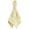 image:imageDII Lemon Bliss Plaid Cotton Tabletop Collection Table Runner 14x10820 x 20 Set of 6