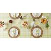 image:imageDII Lemon Bliss Plaid Cotton Tabletop Collection Table Runner 14x10870 Round