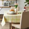 image:imageDII Lemon Bliss Plaid Cotton Tabletop Collection Table Runner 14x10884 x 60 Rectangular