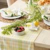 image:imageDII Lemon Bliss Plaid Cotton Tabletop Collection Table Runner 14x108Table Runner  14x72