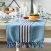 image:imageDII Multi Strip Kitchen Tabletop Collection Table Runner 14x72 Deep YellowDeep Blue