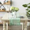 image:imageDII Multi Strip Kitchen Tabletop Collection Table Runner 14x72 Deep YellowGrass Green