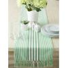 image:imageDII Multi Strip Kitchen Tabletop Collection Table Runner 14x72 Deep YellowGrass Green