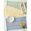 image:imageDII Multi Strip Kitchen Tabletop Collection Table Runner 14x72 Deep YellowGrass Green