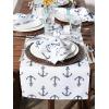 image:imageDII Outdoor Tabletop Collection Water Resistant 14 x 72 Runner Anchors Away14 x 72 Runner Pack of 12