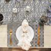 image:imageDII PVC Tabletop Collection Decorative Woven Basketweave Design Placemat Set 119x174 GrayGray