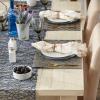 image:imageDII PVC Tabletop Collection Decorative Woven Basketweave Design Placemat Set 119x174 GrayGray