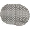 image:imageDII PVC Tabletop Collection Decorative Woven Basketweave Design Placemat Set 119x174 GrayGray