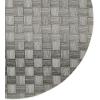 image:imageDII PVC Tabletop Collection Decorative Woven Basketweave Design Placemat Set 119x174 GrayGray
