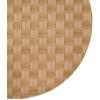 image:imageDII PVC Tabletop Collection Decorative Woven Basketweave Design Placemat Set 119x174 GrayNatural