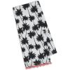 image:imageDII Pineapple Collection Placemat Set Black 6 PieceFlamingo  Palms