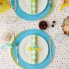 image:imageDII Polka Dot Party Print Tabletop Collection Reusable amp Machine Washable Table Runner 14x72 Multicolor Confetti Dots104 x 60 Rectangular