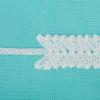 image:imageDII Polyester Embroidered Table Runner for Spring Garden Party Summer BBQ Baby Showers and Everyday Use  14x70 Arrows on Aqua BaseAqua Arrow