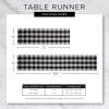 image:imageDII Polyester Embroidered Table Runner for Spring Garden Party Summer BBQ Baby Showers and Everyday Use  14x70 Arrows on Aqua BaseOffwhite Lattice