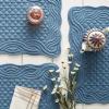 image:imageDII Quilted Farmhouse Collection Tabletop Placemat Set French Blue 6 PieceFrench Blue