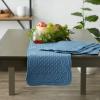 image:imageDII Quilted Farmhouse Collection Tabletop Placemat Set French Blue 6 PieceFrench Blue